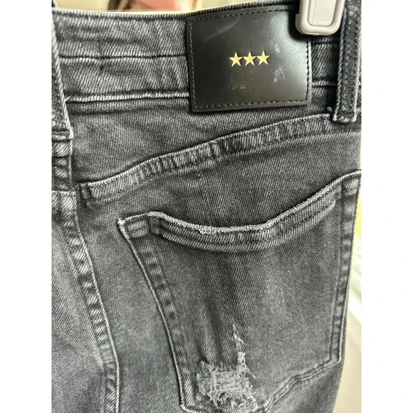 ICONS Objects of Devotion Valhalla Skinny Seam Jeans Stone Black Size 26 - Picture 8 of 9